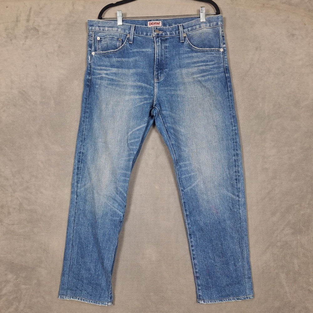 S.M.N. Denim The Hunter slim Jeans Redline Selvedge Mens‎ 36x30 (36x29) USA MADE